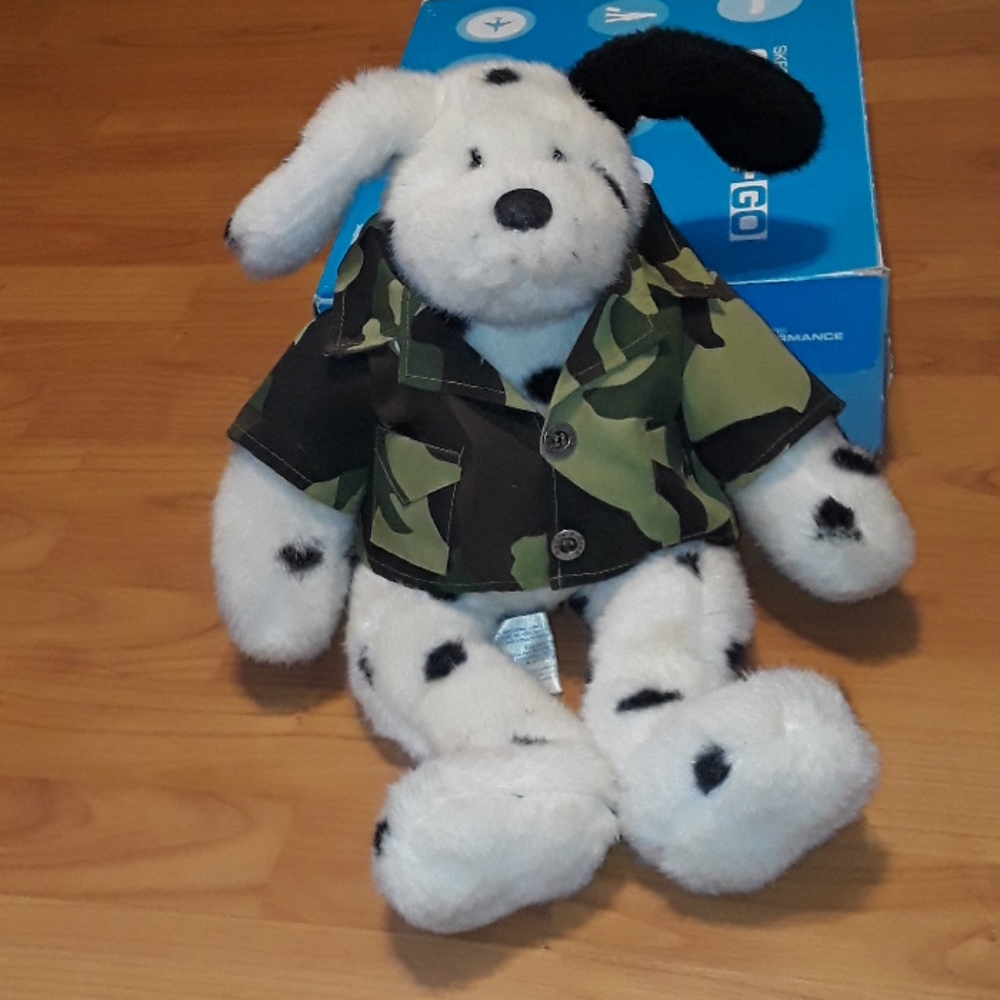 BAB Build-A-Bear Retired Dalmation Dog Plush Stuffed Animal Toy